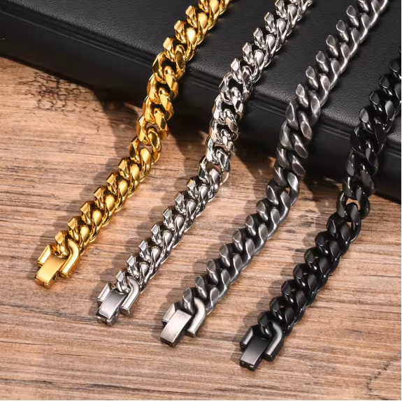 Men’s bracelet, Miami Curb Links