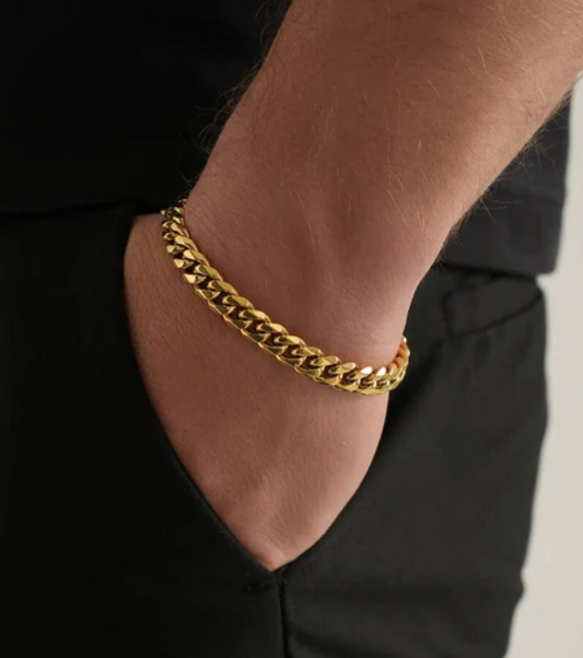 Men’s bracelet, Miami Curb Links