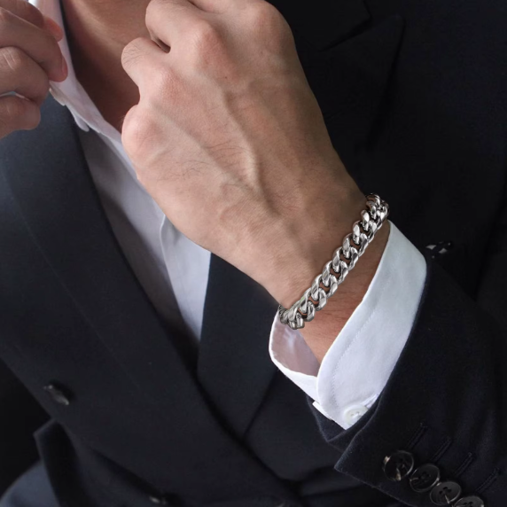 Men’s bracelet, Miami Curb Links
