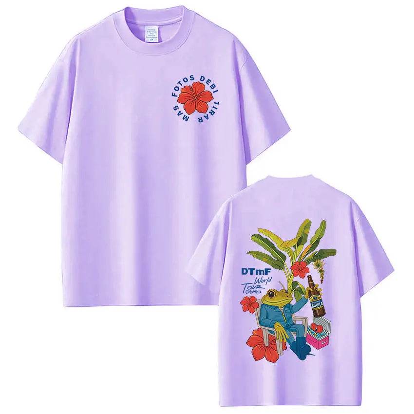 Bad Bunny DTMF World Tour Vintage Hip Hop T-Shirt for Men & Women