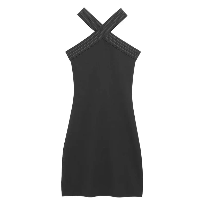 Black Halter Dress