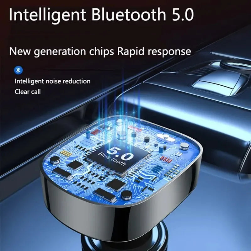 Car Mp3 Player Dual | Usb Fast Charger Fm | Bluetooth Receiver