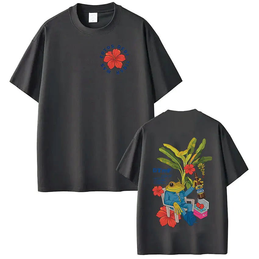 Bad Bunny DTMF World Tour Vintage Hip Hop T-Shirt for Men & Women