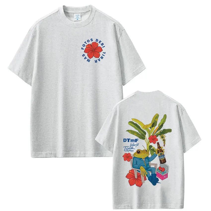 Bad Bunny DTMF World Tour Vintage Hip Hop T-Shirt for Men & Women