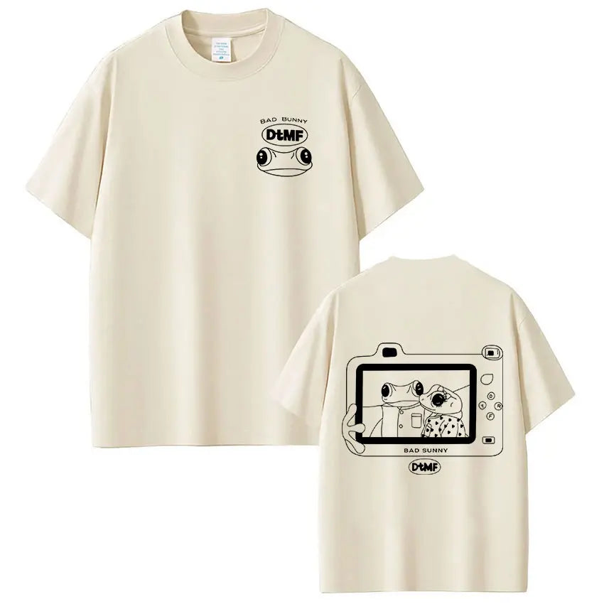 Bad Bunny DTMF World Tour Vintage Hip Hop T-Shirt for Men & Women