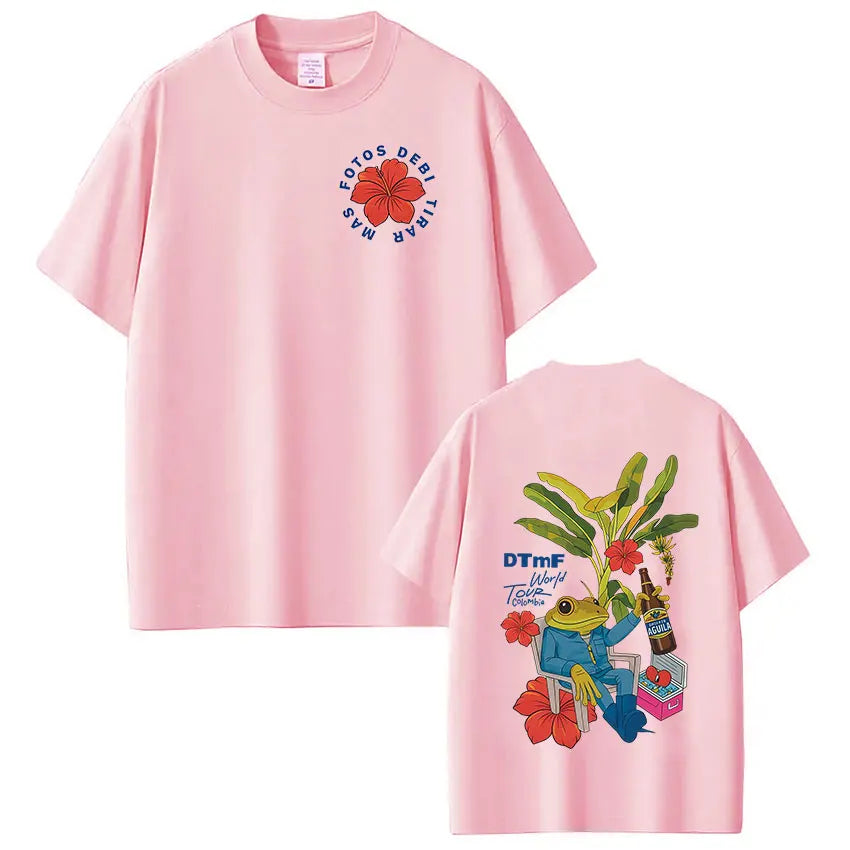 Bad Bunny DTMF World Tour Vintage Hip Hop T-Shirt for Men & Women