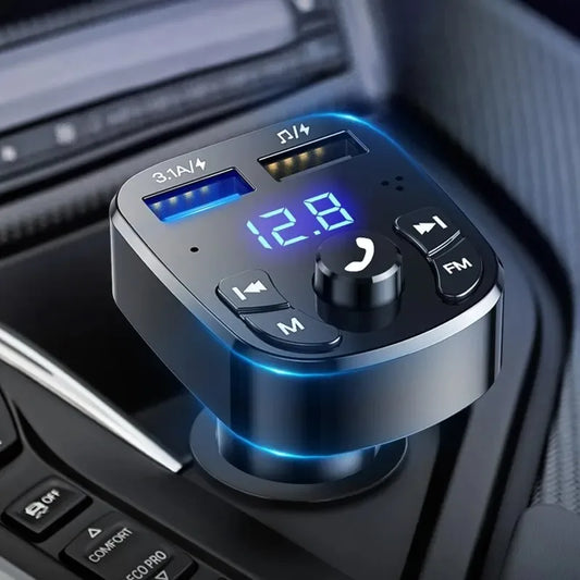 Car Mp3 Player Dual | Usb Fast Charger Fm | Bluetooth Receiver