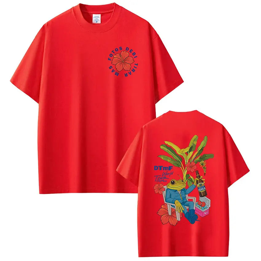 Bad Bunny DTMF World Tour Vintage Hip Hop T-Shirt for Men & Women